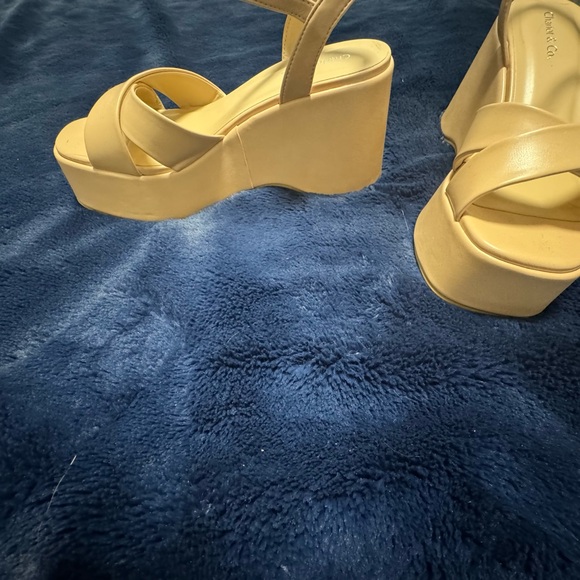 Womens Open Toe Ankle Strap Wedges Heels Platform Sandals - Picture 4 of 4